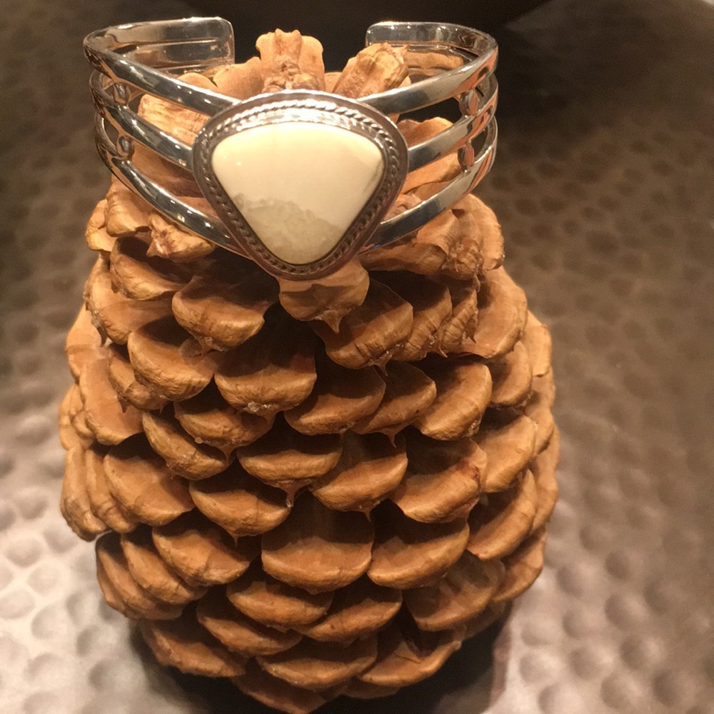 Sterling silver cuff bracelet